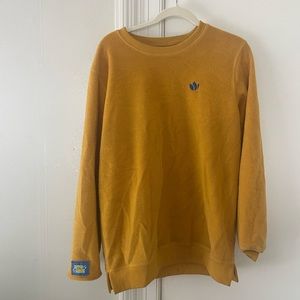 Soft mustard Dutch bros pullover